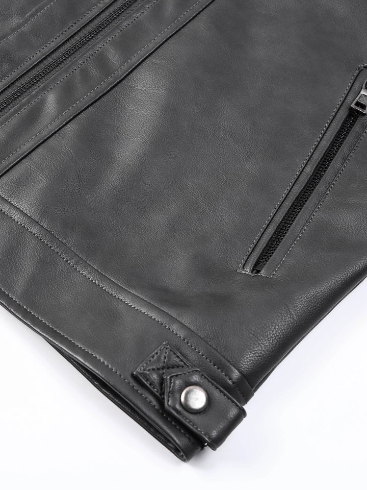 Declan | Stand-Collar Biker Jacket