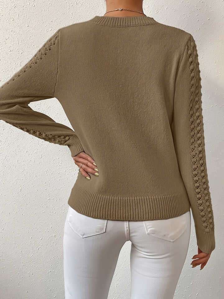 Celia | Delicate Pointelle Pullover