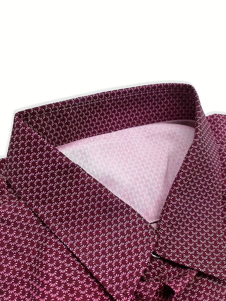 Bennett | Refined Print Button-Up Shirt