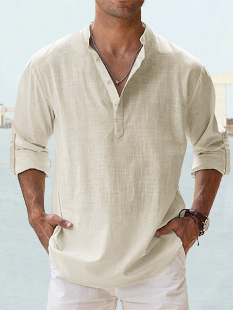 Julian | Relaxed Henley Shirt