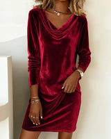 Elena | Elegant Draped Mini Dress