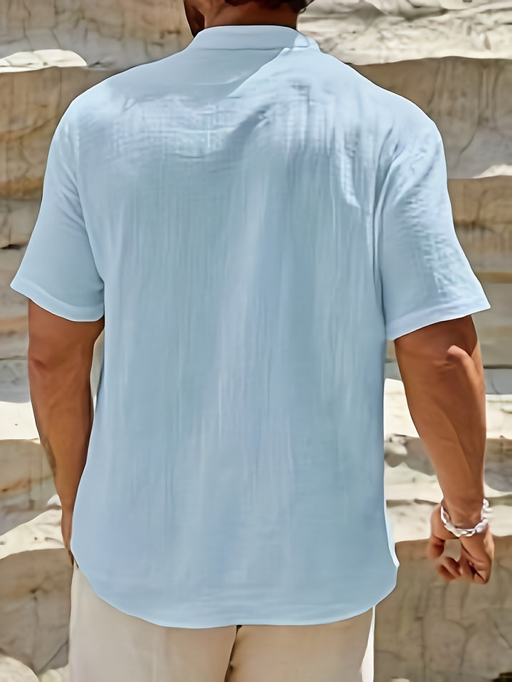 Adrian | Relaxed Henley Shirt