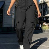 Ingrid | High-Waisted Cargo Trousers