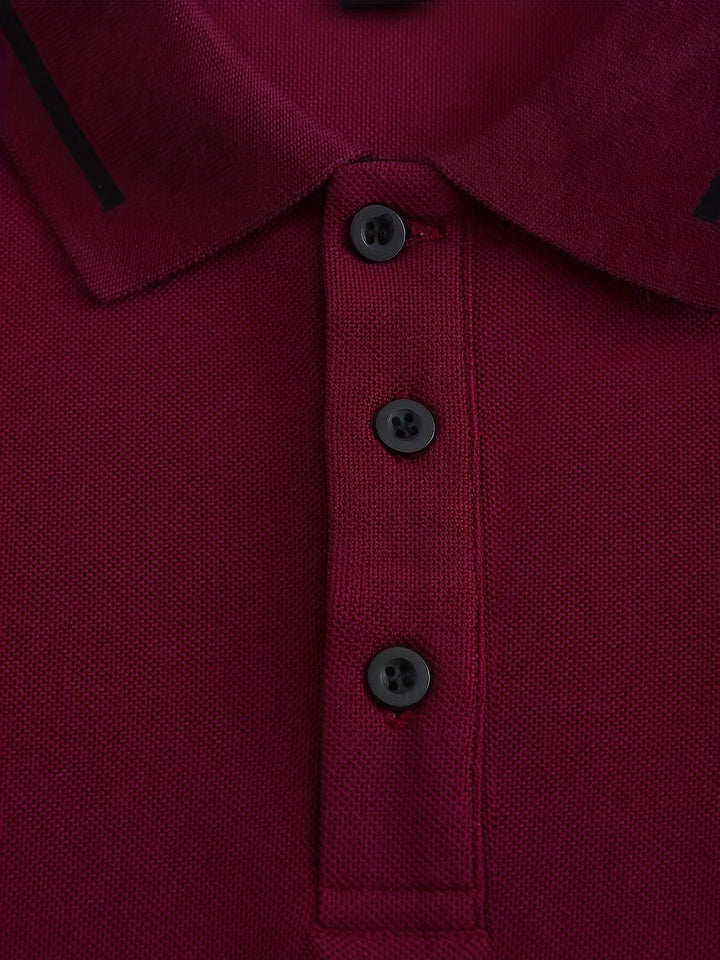Emerson | Refined Long-Sleeve Polo Shirt