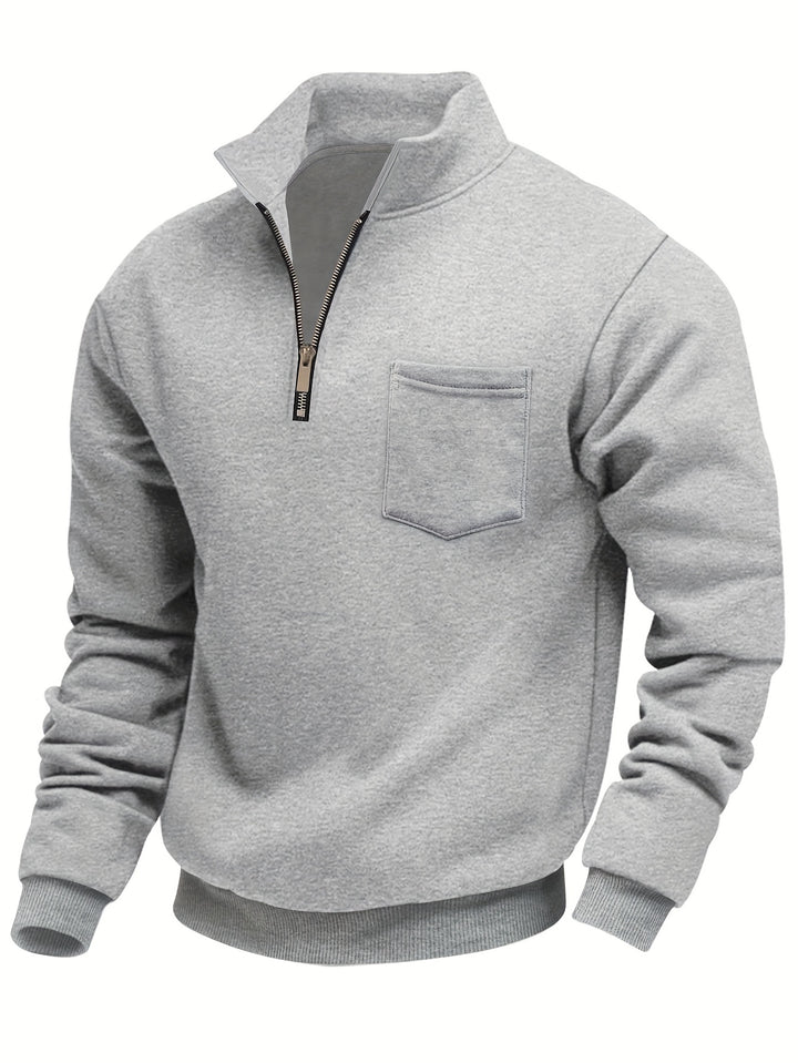 Donovan | Half-Zip Stand-Collar Pullover