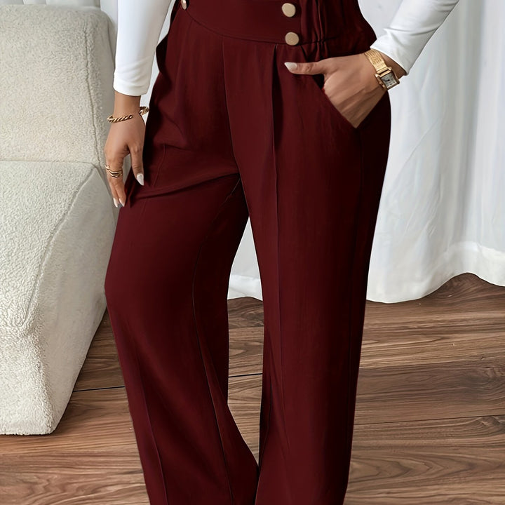 Nadine | Tailored Straight-Leg Trousers