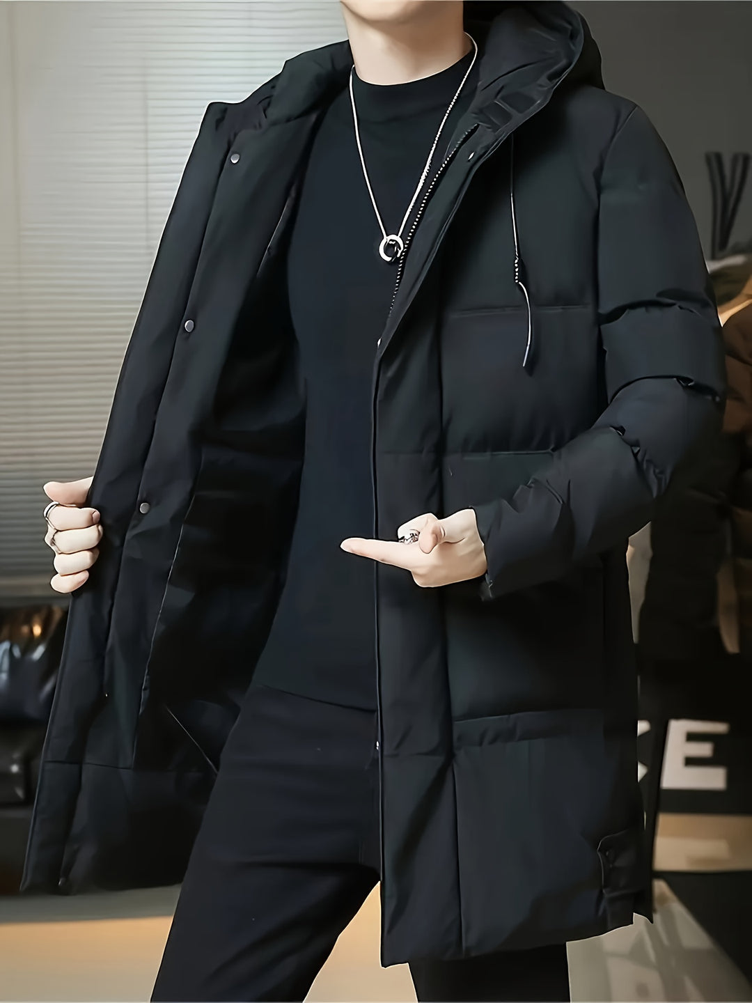 Roland | Longline Hooded Winter Coat