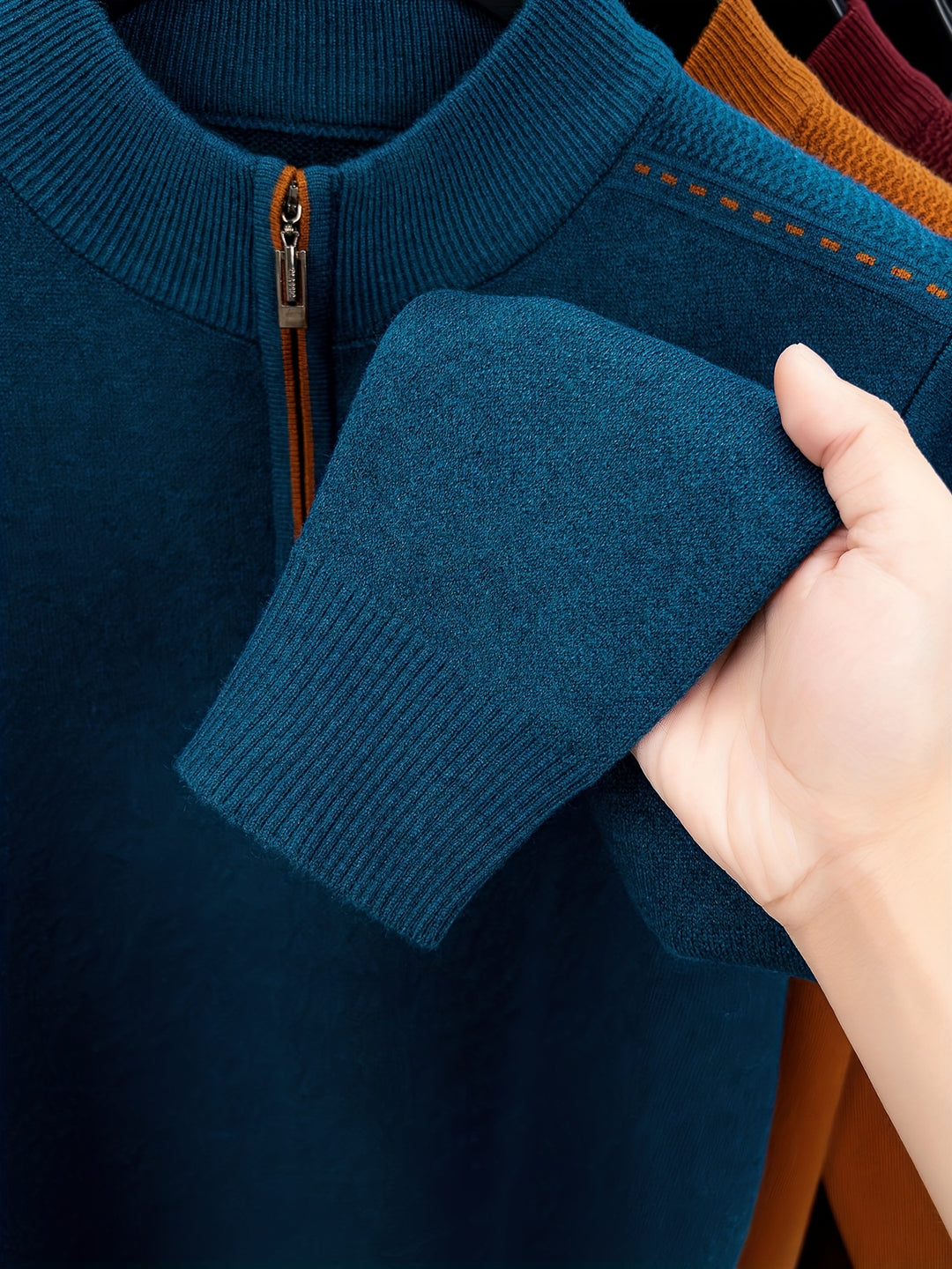 Emory | Quarter-Zip Knit Sweater