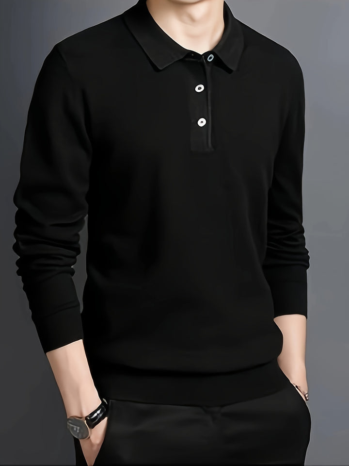 Alistair | Buttoned Collar Polo Shirt