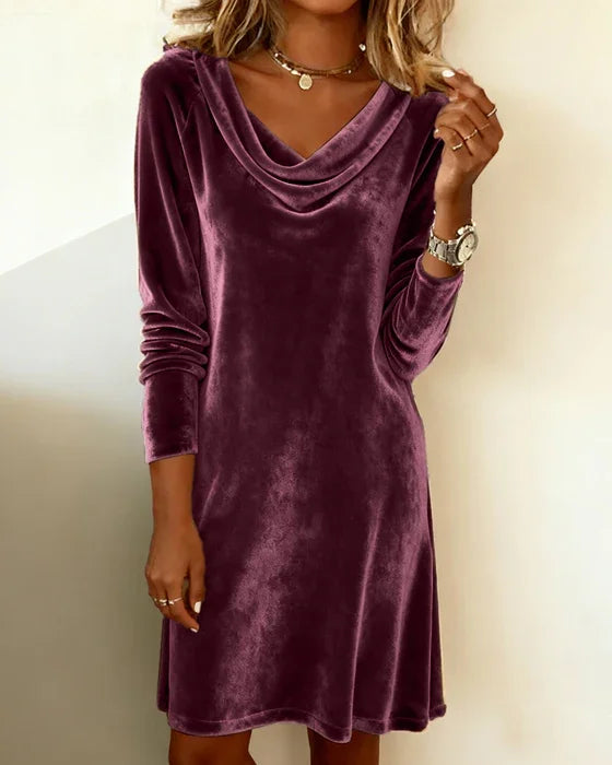 Elena | Elegant Draped Mini Dress
