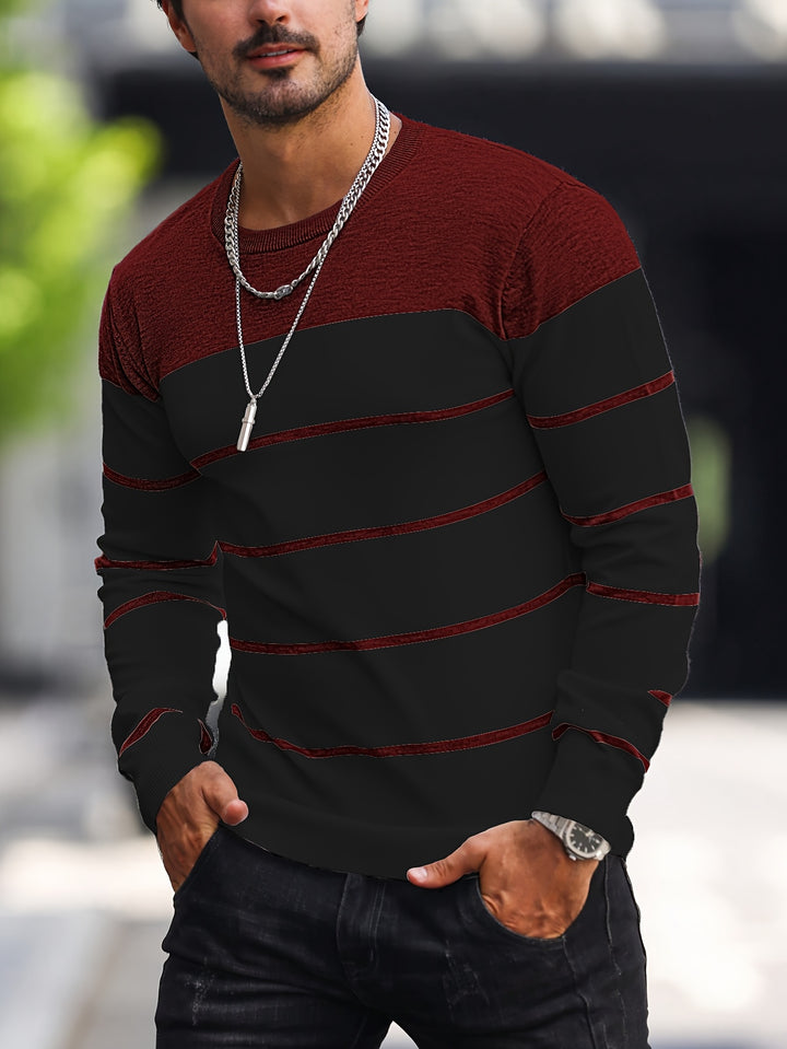 Bennington | Classic Striped Crew Neck Sweater