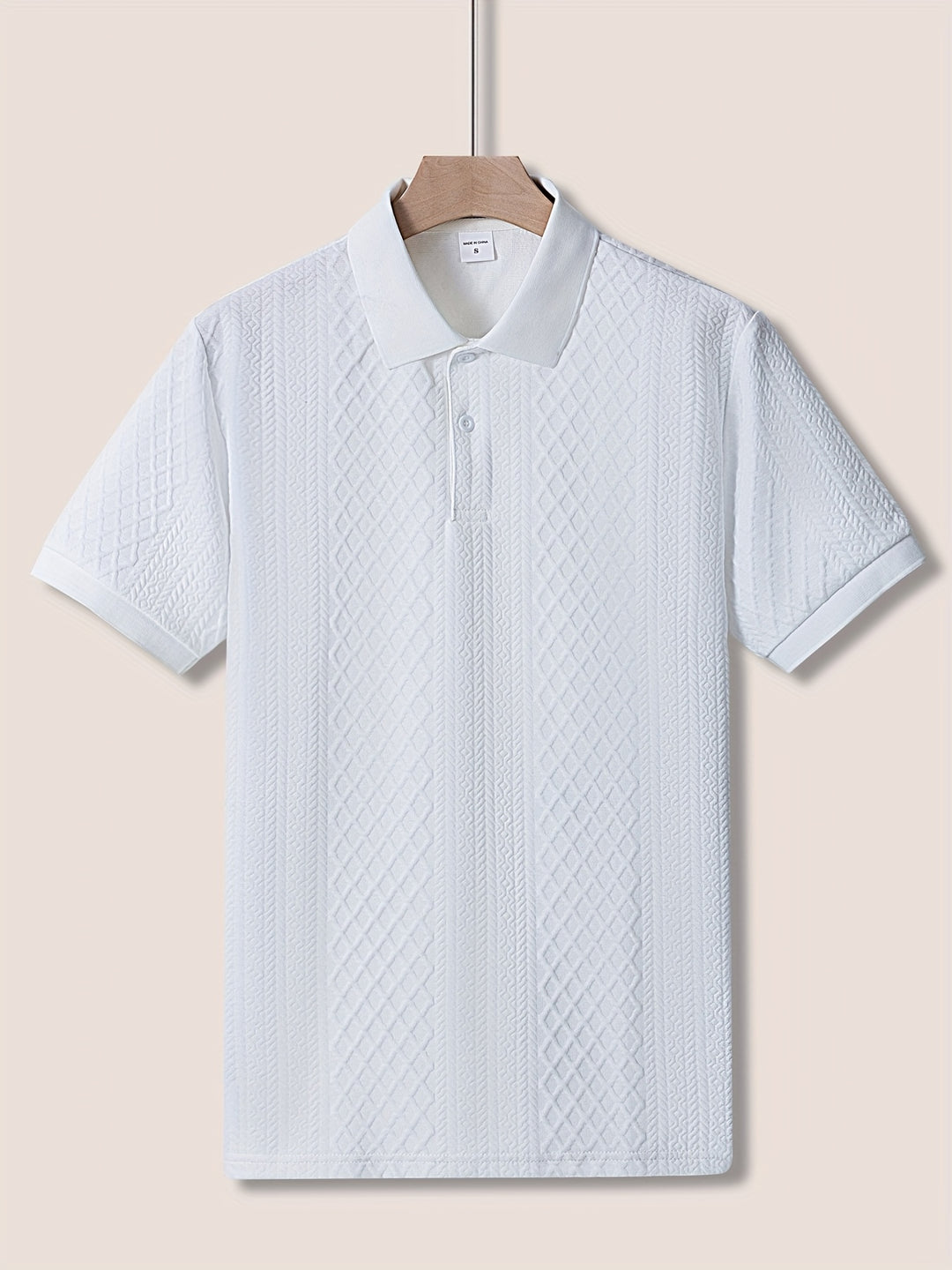 Sawyer | Textured Knit Polo Shirt