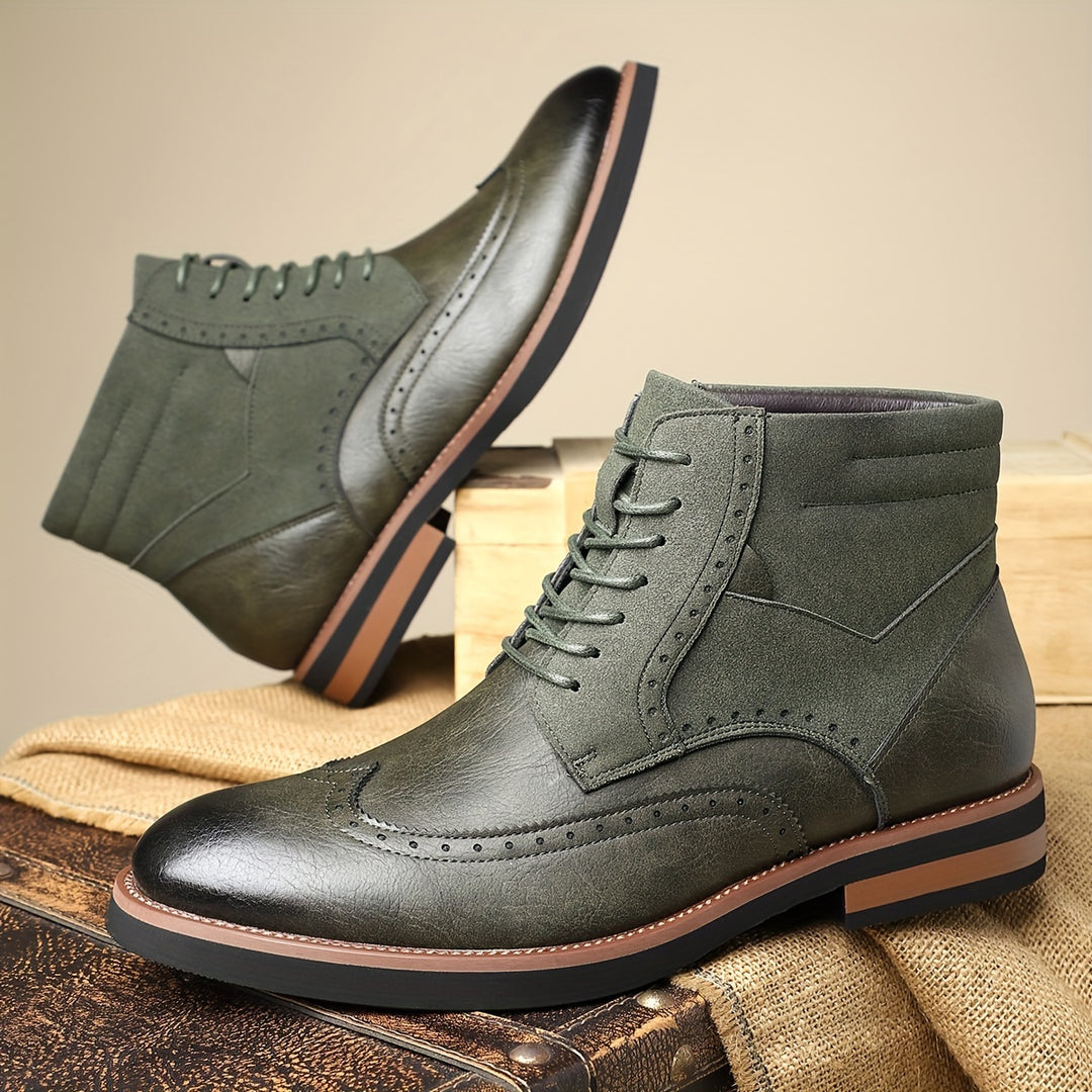 Maurice | Classic Brogue Ankle Boots