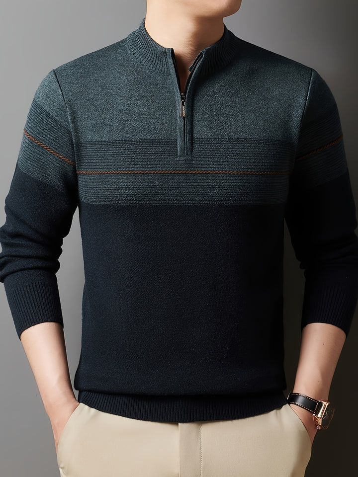 Gerard | Refined Zip-Neck Sweater