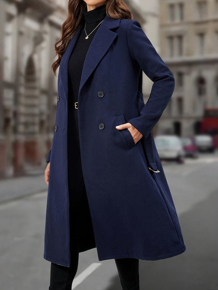 Elizabeth | Elegant Long Belted Coat