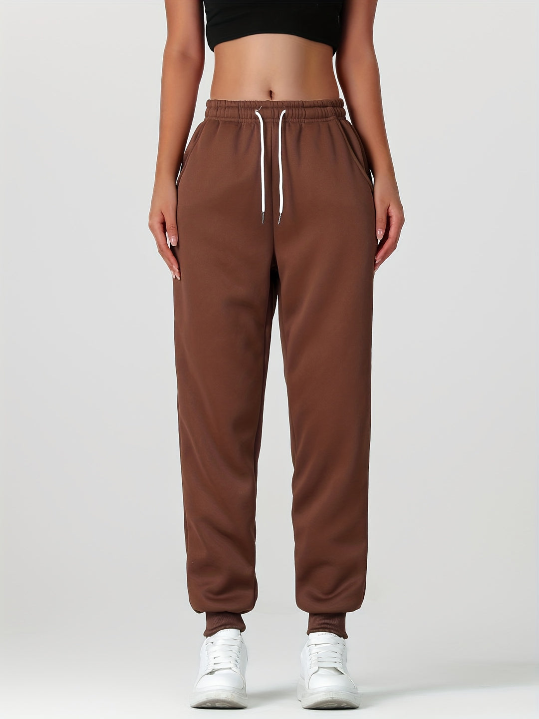 Heather | Cozy Cuffed Lounge Joggers