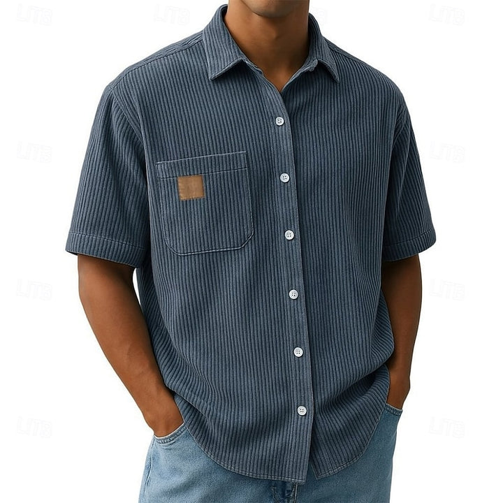 Rhys | Textured Short-Sleeve Shirt