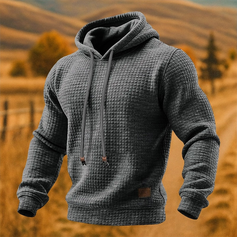Weston | Textured Pullover Hoodie