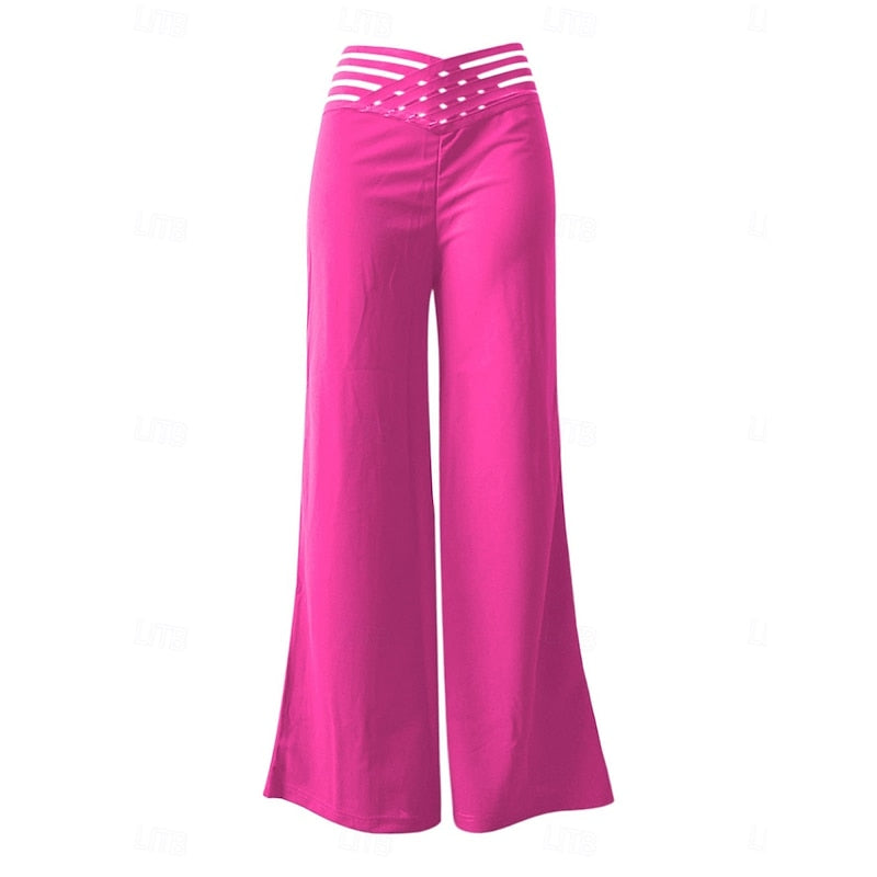 Hazel | High-Waisted Wide-Leg Trousers