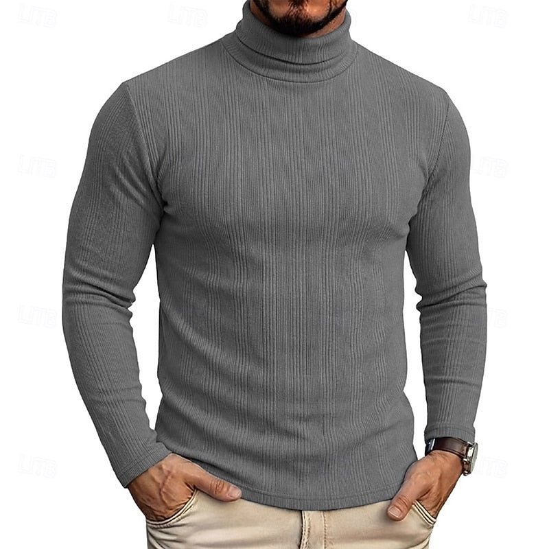 Julius | Refined Ribbed Turtleneck