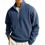 Ashton | Quarter-Zip Stand Collar Sweatshirt