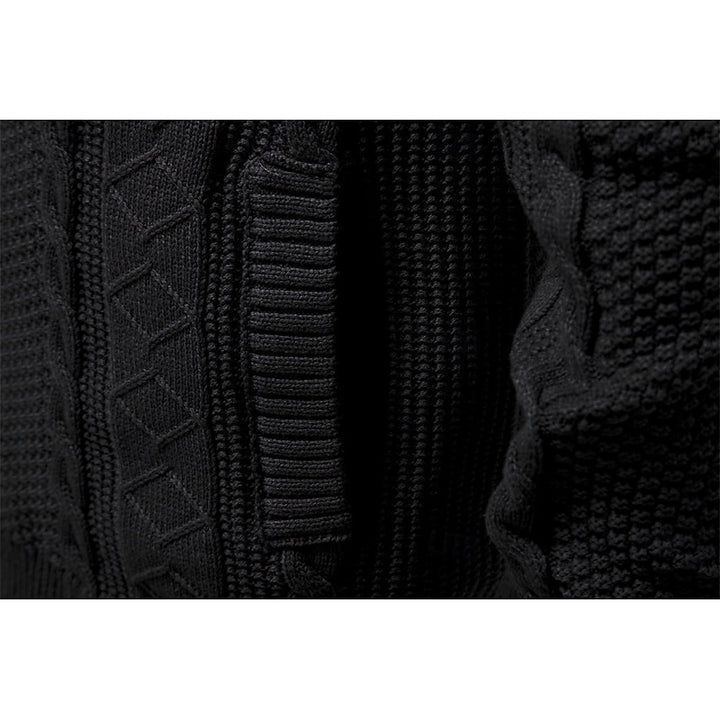 Sheldon | Cable-Textured Zip Cardigan