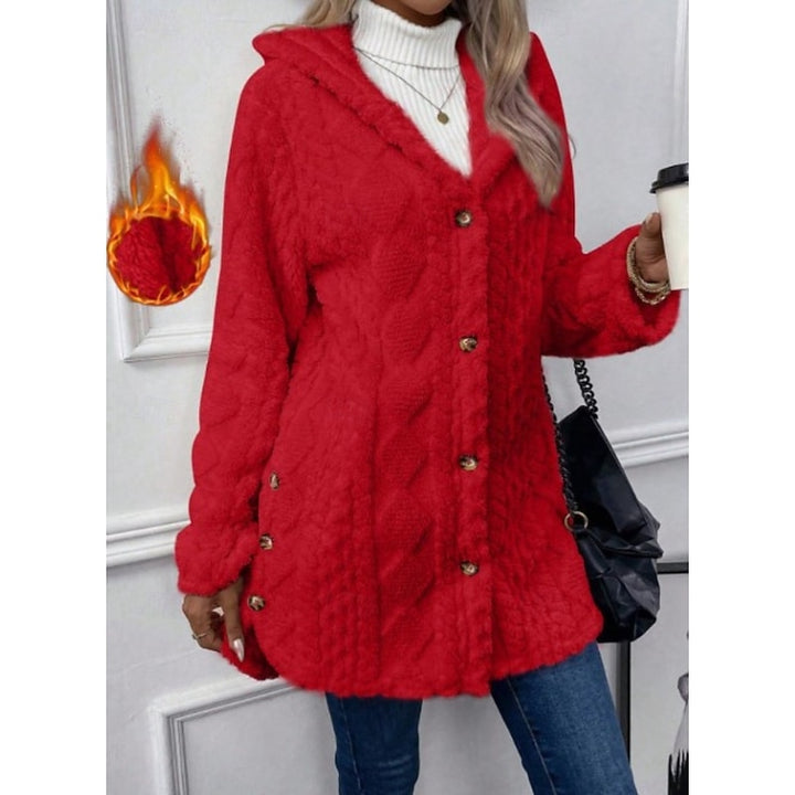 Carolyn | Textured Hooded Jacket