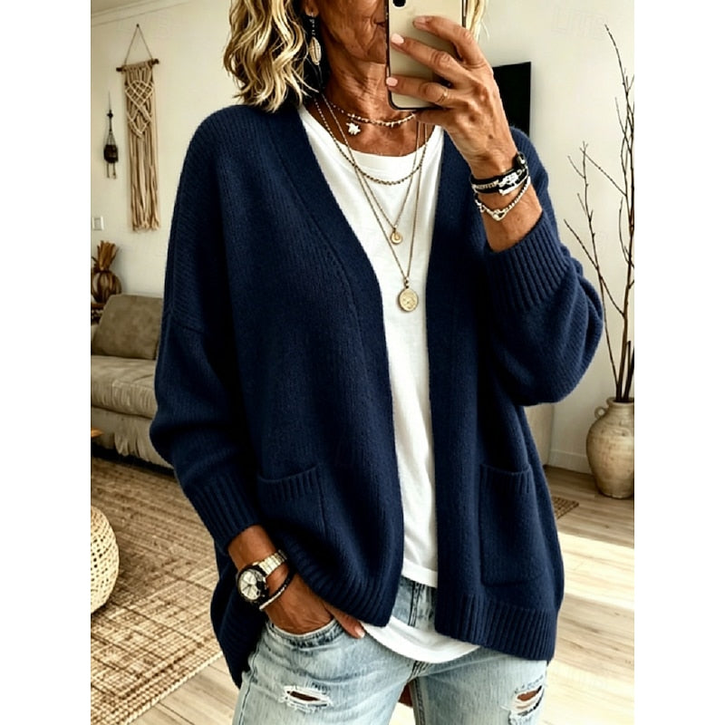 Bethany | Relaxed Open-Front Cardigan