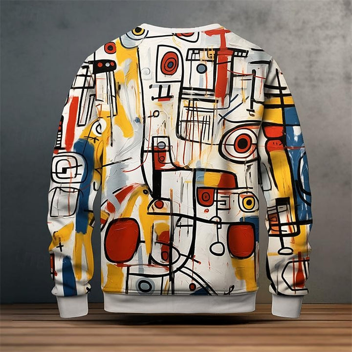 Ezra | Artful Crew Neck Sweatshirt