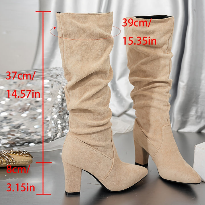 Rosetta | Slouchy Heeled Boots