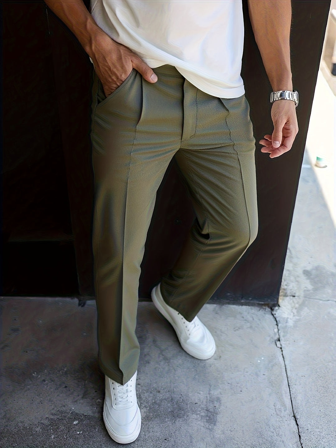 Jonathan | Tailored Straight-Leg Trousers
