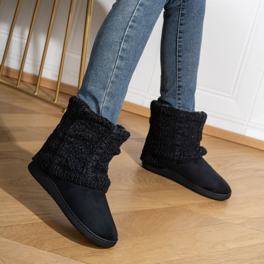 Willow | Cozy Fold-Cuff Boots