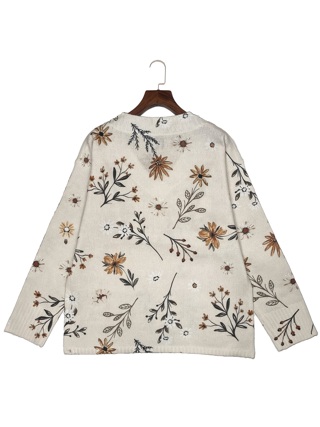 Magnolia | Floral V-Neck Sweater