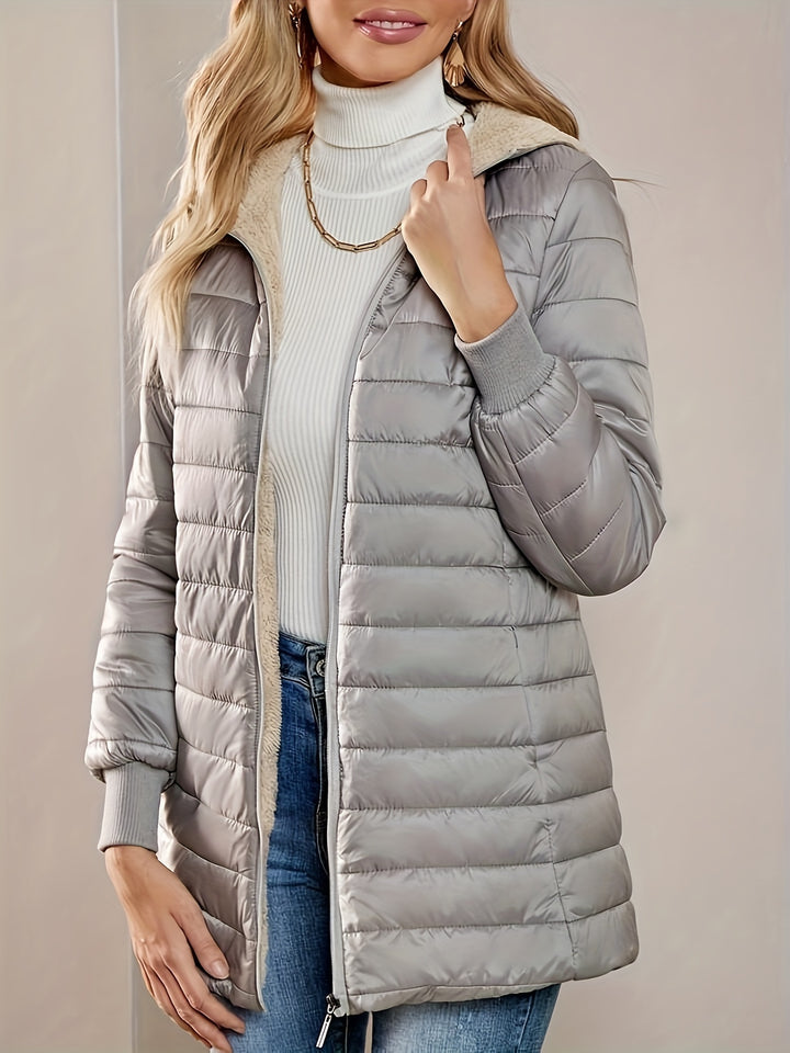 Marlene | Cozy-Lined Longline Coat