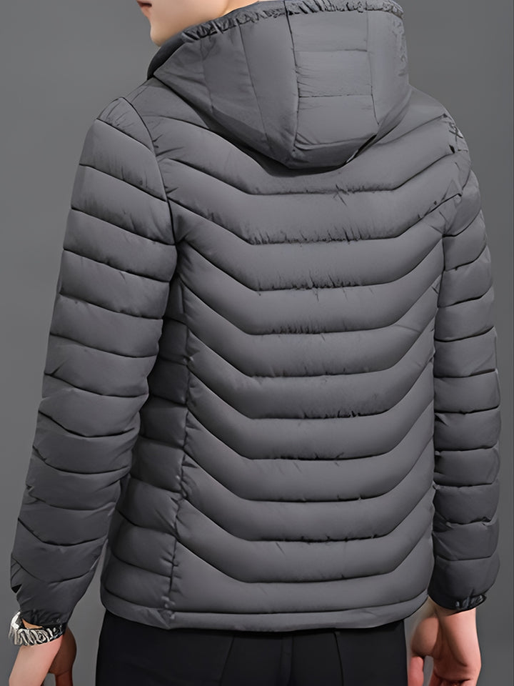 Silas | Hooded Quilted Puffer Jacket