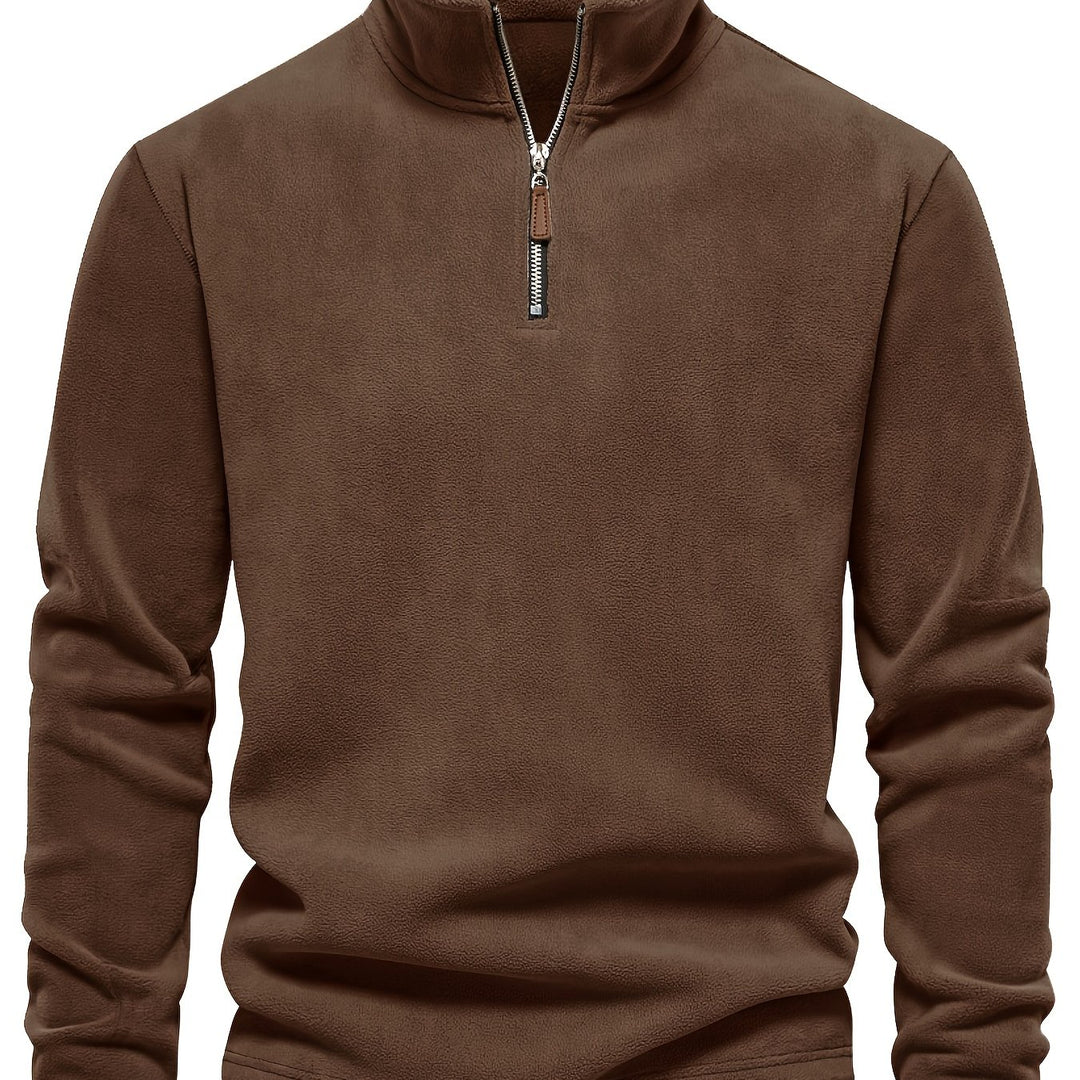 Fletcher | Stand-Collar Half-Zip Pullover