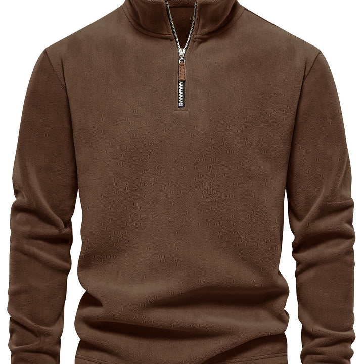 Fletcher | Stand-Collar Half-Zip Pullover