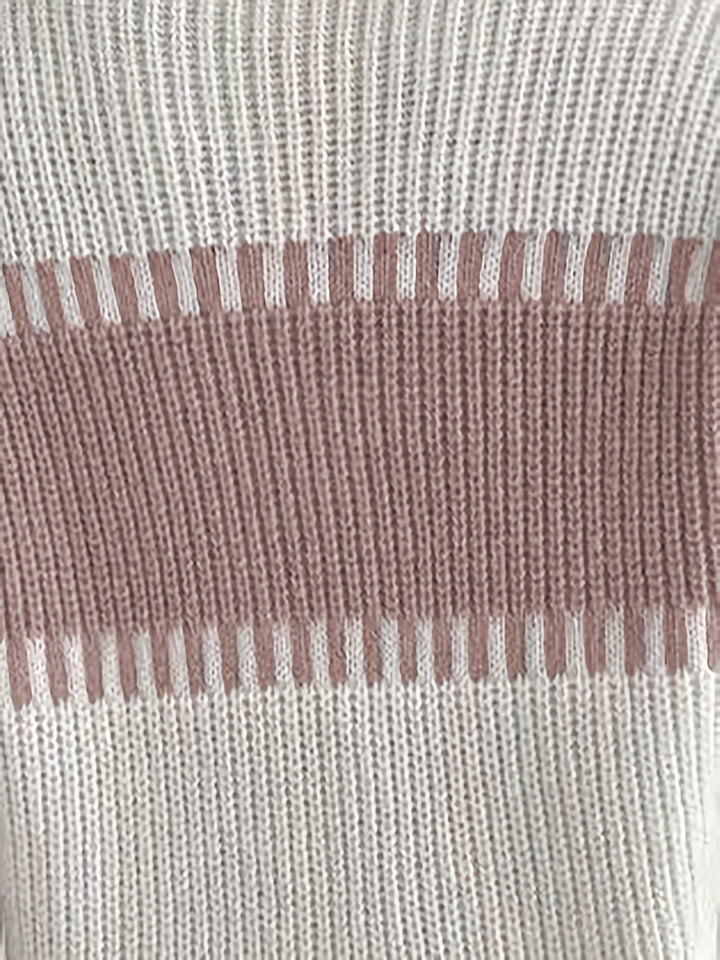 Lorna | Colour-Block Striped Sweater