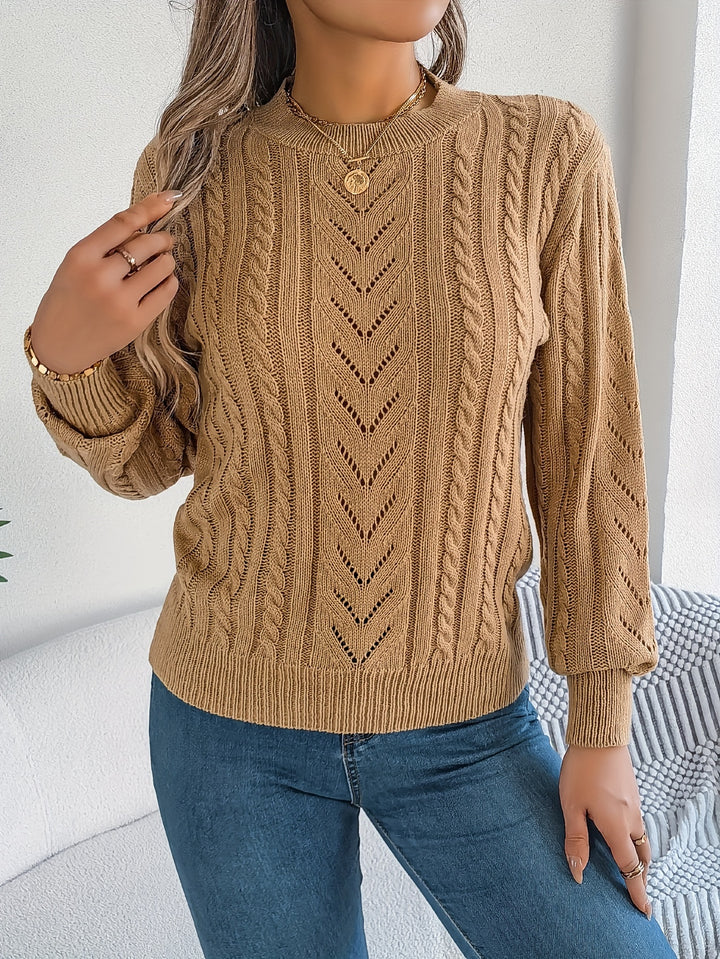 Marissa | Textured Cable-Knit Sweater