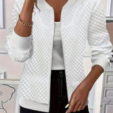 Annette | Textured Zip-Front Jacket