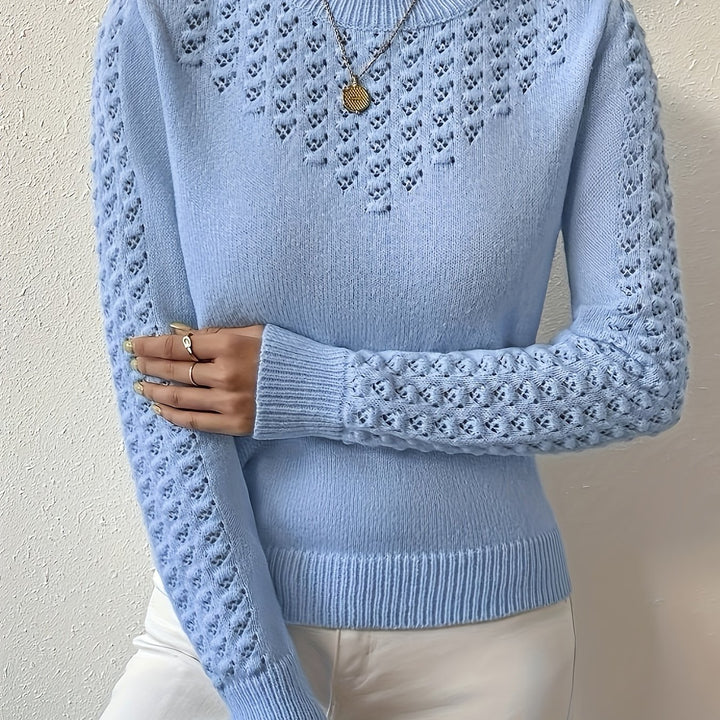 Celia | Delicate Pointelle Pullover