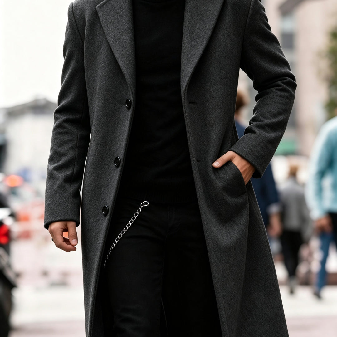 Nathanael | Tailored Longline Overcoat