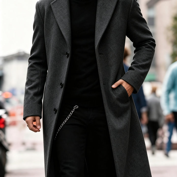 Nathanael | Tailored Longline Overcoat