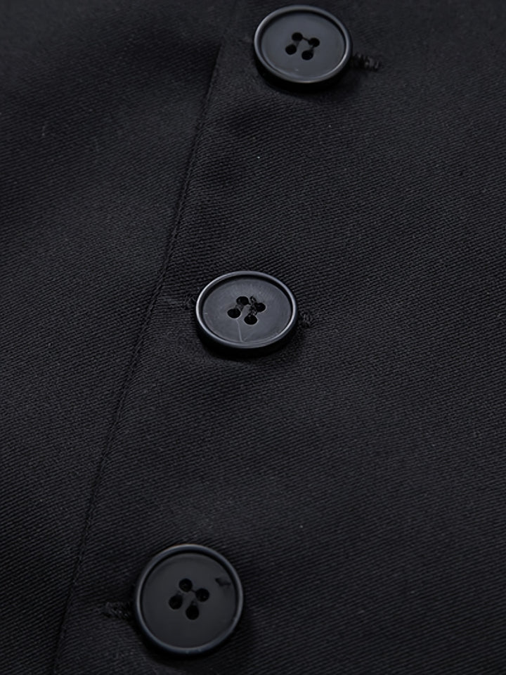 Jasper | Slant-Button Notch Lapel Vest