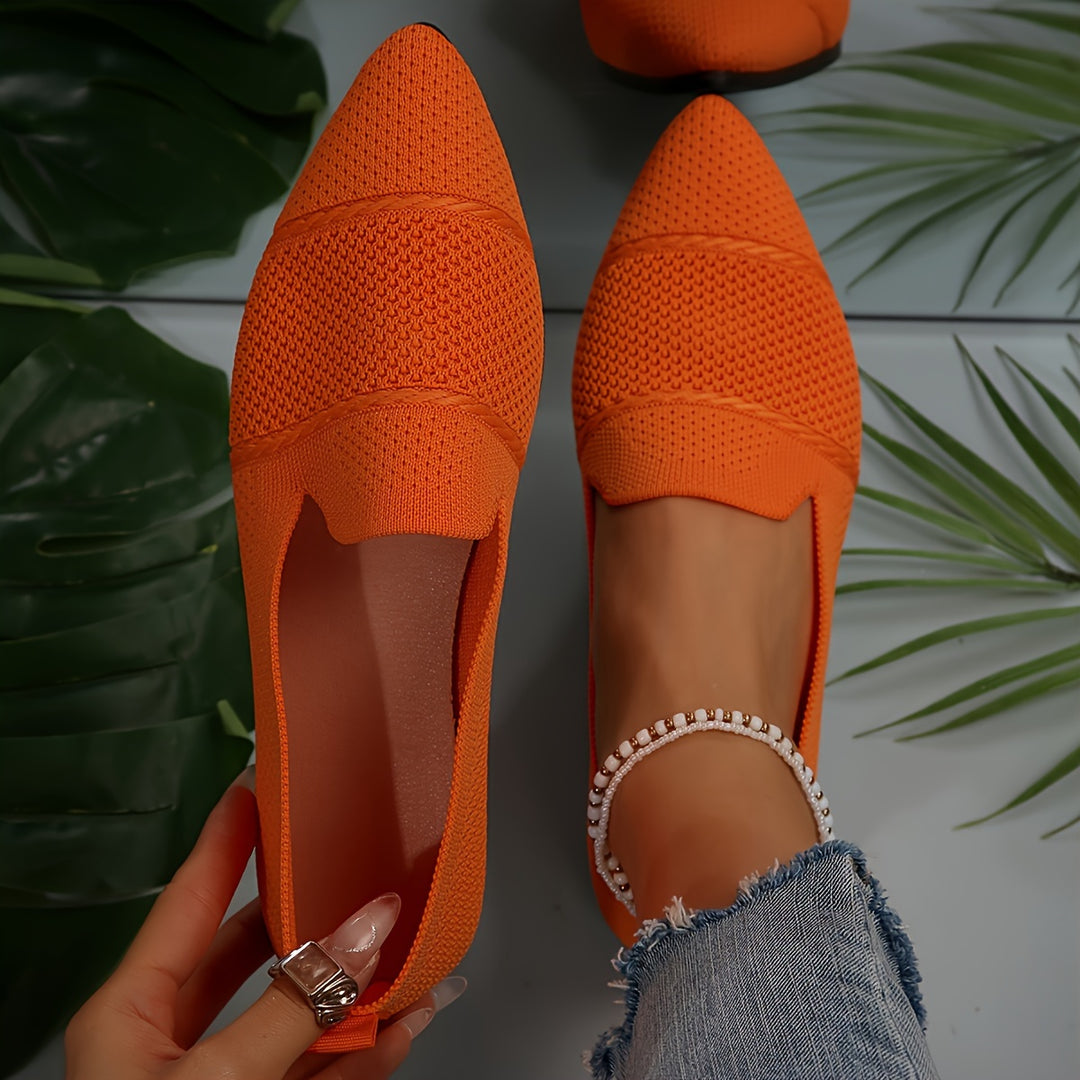 Delia | Pointed Comfort Flats
