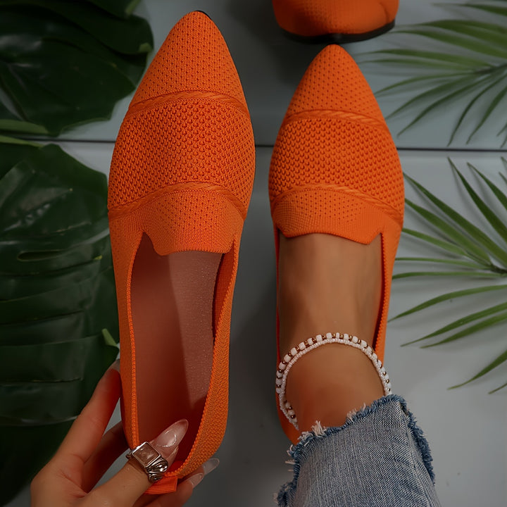 Delia | Pointed Comfort Flats