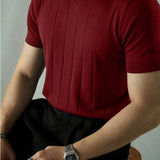 Landon | Ribbed Short-Sleeve Top