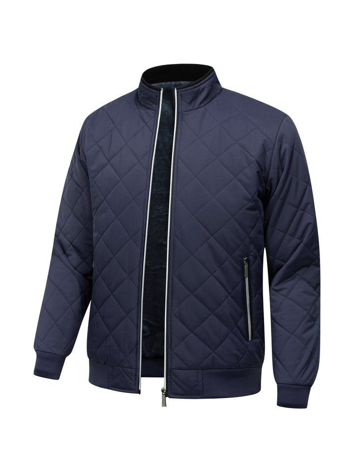 Winston | Quilted Fleece-Lined Bomber Jacket