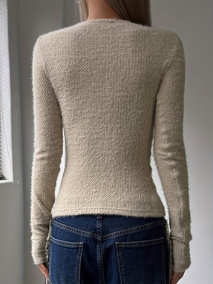 Evelyn | Soft Long-Sleeve Top