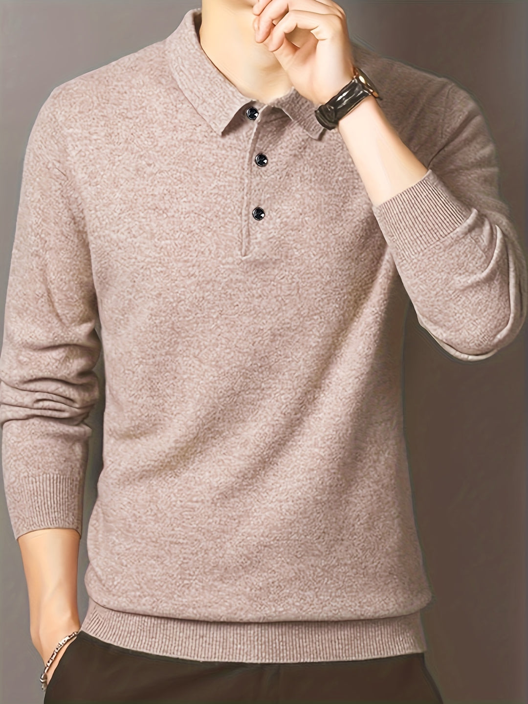 Alistair | Buttoned Collar Polo Shirt